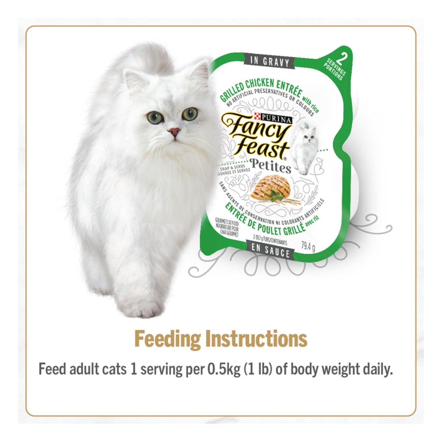 Fancy Feast Petites Wet Cat Food, Poultry Favourites 79.4g (24 Pack) 🍁 All In One Marketplace Canada
