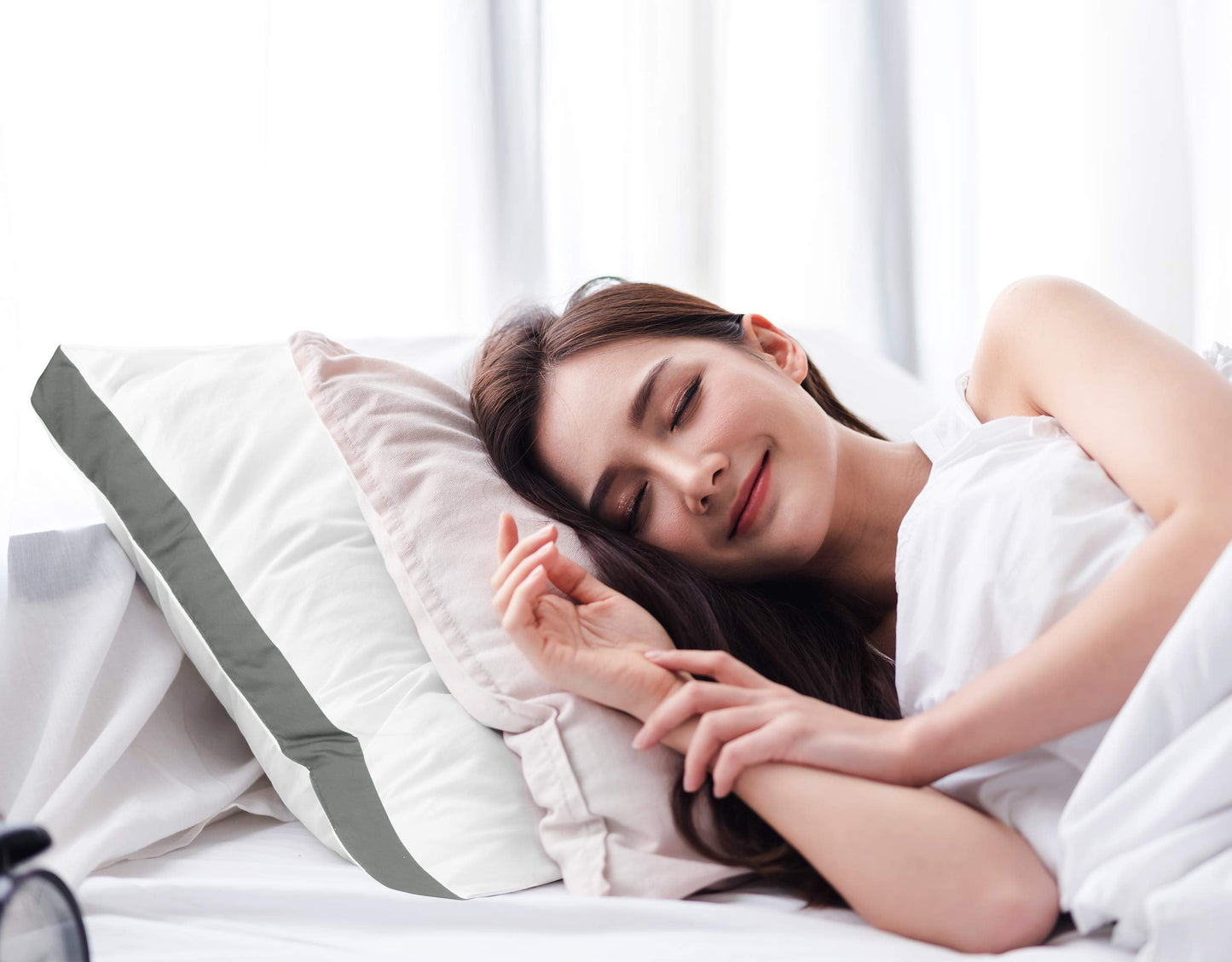 Utopia Bedding Bed Pillows for Sleeping King Size (Grey), Set of 2, Cooling Hotel Quality, Gusseted Pillow for Back, Stomach or Side Sleepers ๐ All In One Marketplace Canada