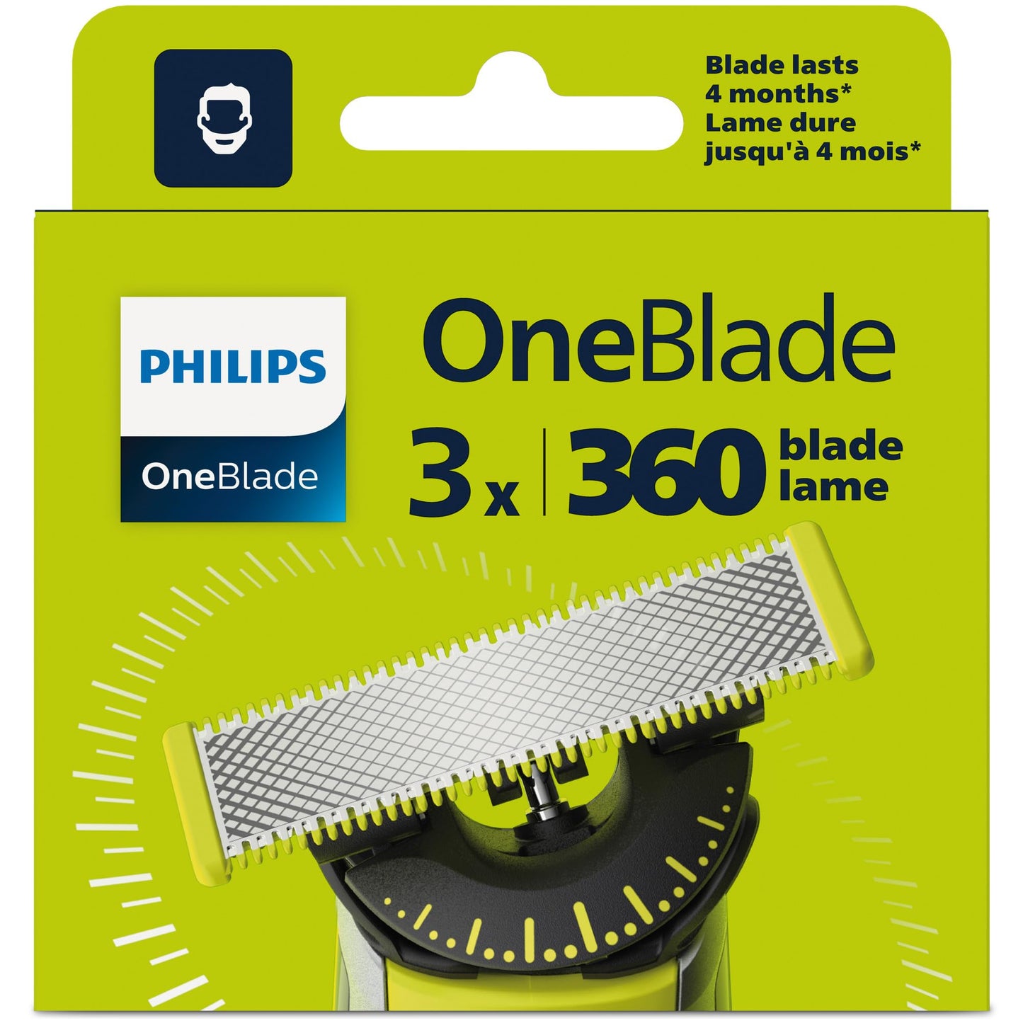 Philips OneBlade 360 flex blade, 3 pack ๐ All In One Marketplace Canada