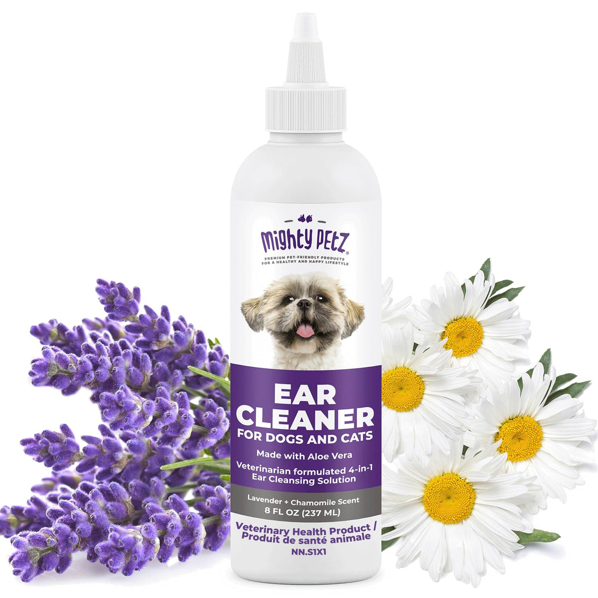 Mighty Petz Dog Ear Cleaner – Gentle Pet Ear Wash for Routine Ear Hygiene for Dogs and Cats, 8 oz 🍁 All In One Marketplace Canada