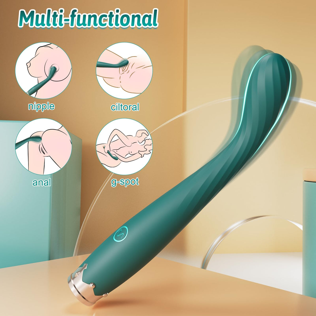 Adult Sex Toys for Women, G Spot Clitoral Vibrator Sex Stimulator with 10 Powerful Modes & 5 Speeds, Banenu Female Vibrator Tits Clit Clitoris Anal Teasing Sexual Wand Massager, Couple Sex Toy & Games ๐ All In One Marketplace Canada