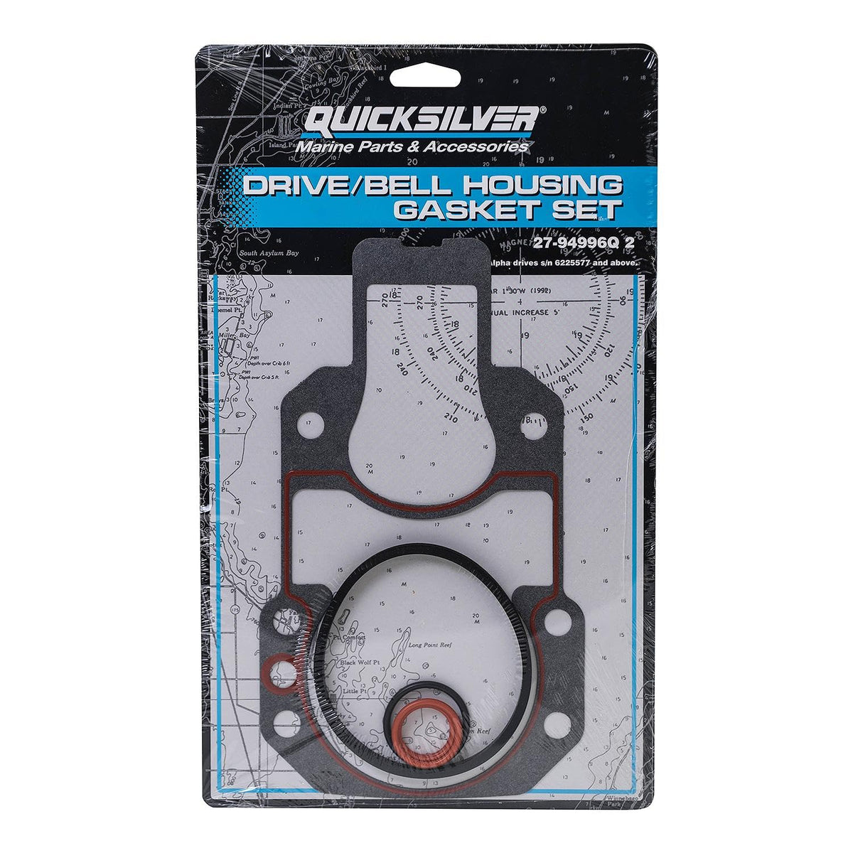 Quicksilver 94996Q2 Bell Housing Installation Gasket Kit for MerCruiser R, MR and Alpha One Gen II Drives ๐ All In One Marketplace Canada