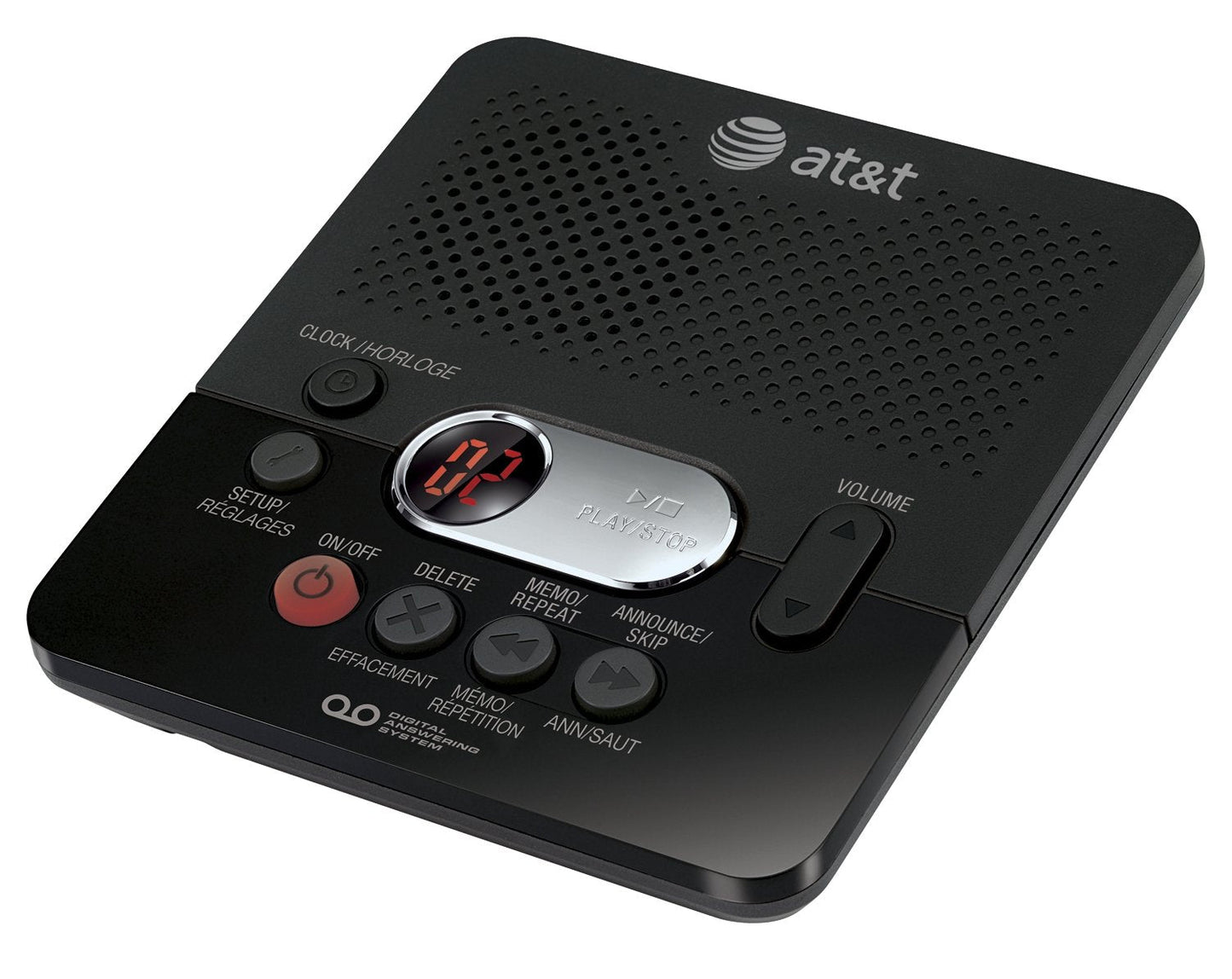 AT&T Digital Answering Machine with 60 Minutes Record Time and Time/Date Stamp, Black ๐ All In One Marketplace Canada