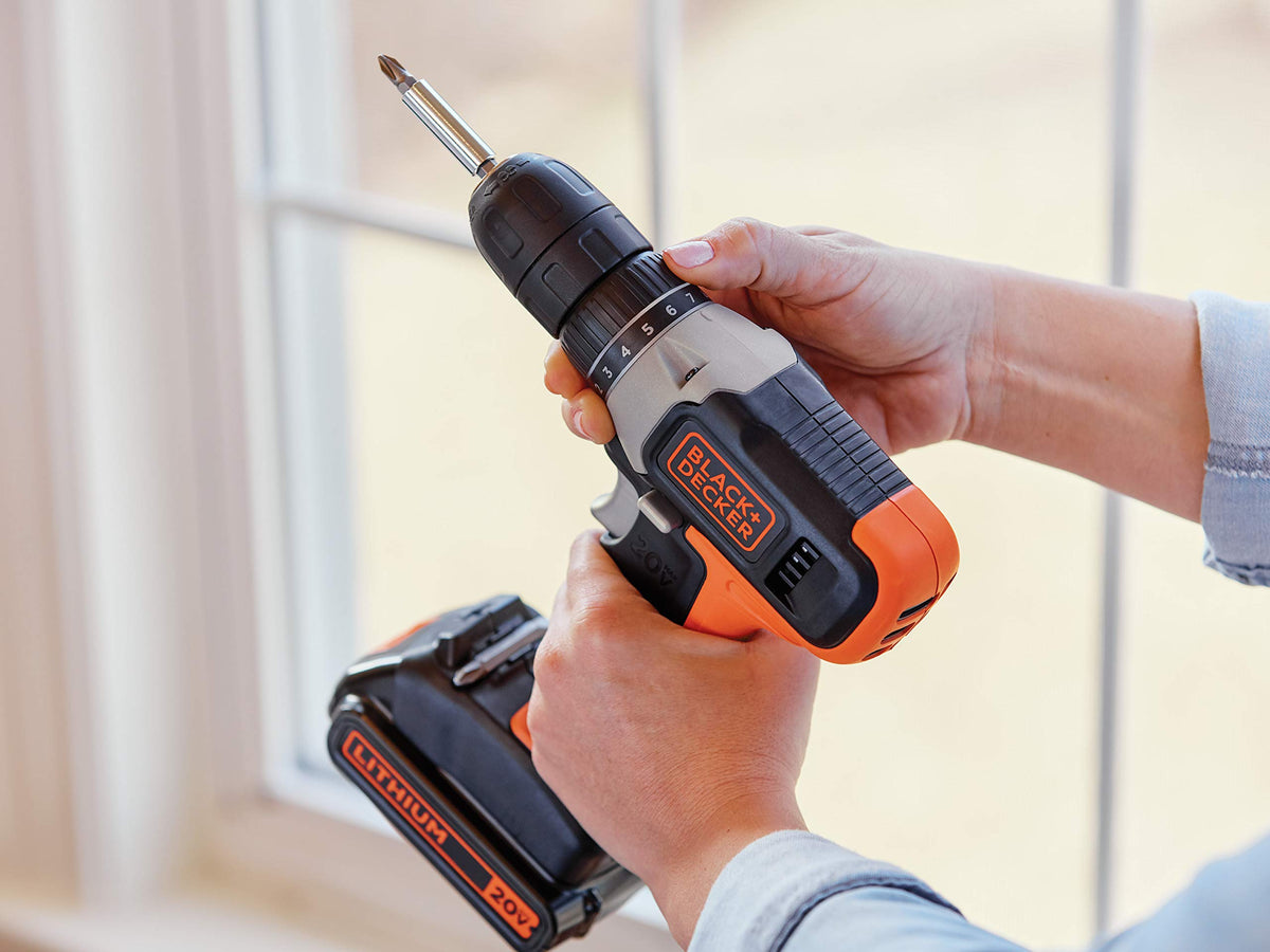 BLACK+DECKER 20V MAX* Cordless Drill, Cordless (BCD702C1) ๐ All In One Marketplace Canada