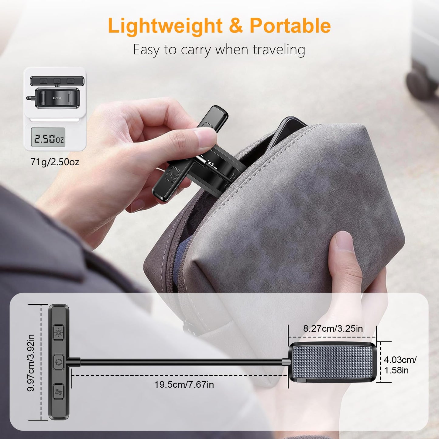 Gritin 19 LED Rechargeable Book Light for Reading in Bed đ All In One Marketplace Canada