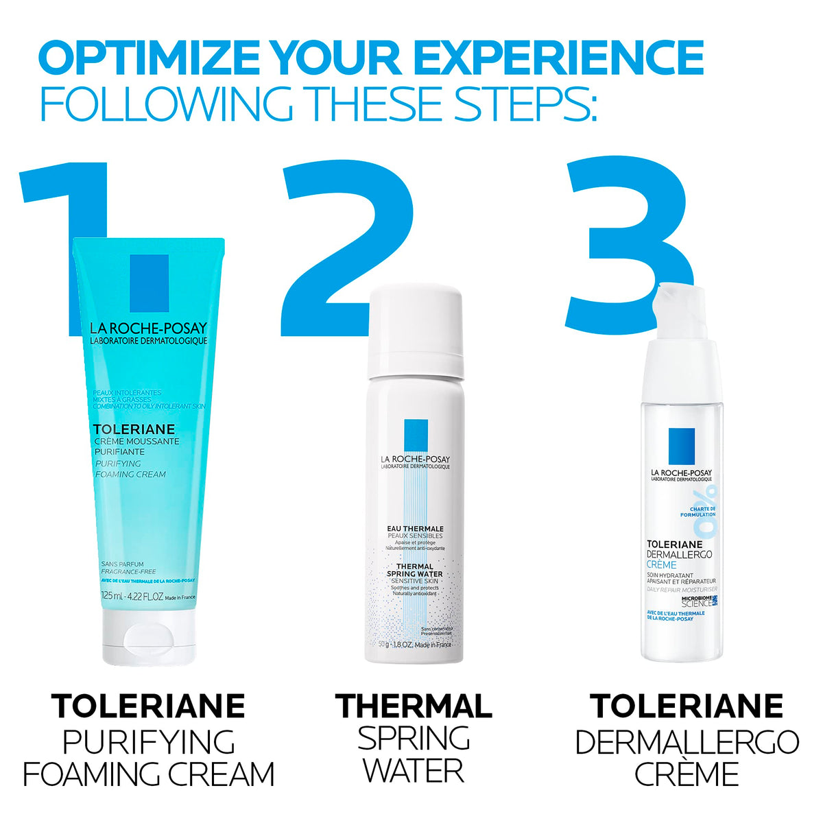 La Roche-Posay Face Cleanser, Toleriane Purifying Foaming Cream for Sensitive Skin with Glycerin, Cleanser and Makeup Remover, Fragrance Free, Preservative Free, Soap Free, Dermatologist Recommended Brand, 125 ML ๐ All In One Marketplace Canada