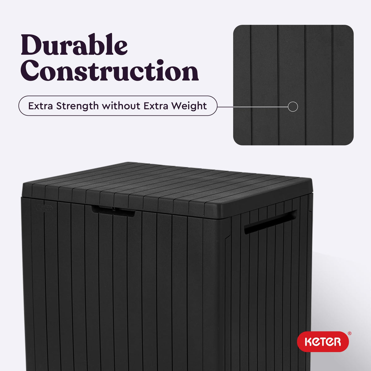 Keter City 30 Gal Outdoor Storage Box and Patio Side Table đ All In One Marketplace Canada