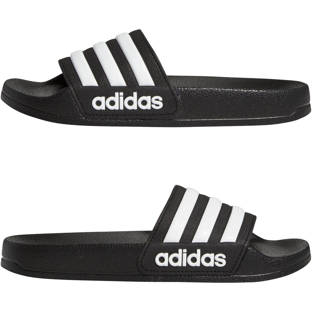 adidas Unisex Kids Adilette Shower, Core Black/White/Core Black, 4/Big Kid ๐ All In One Marketplace Canada