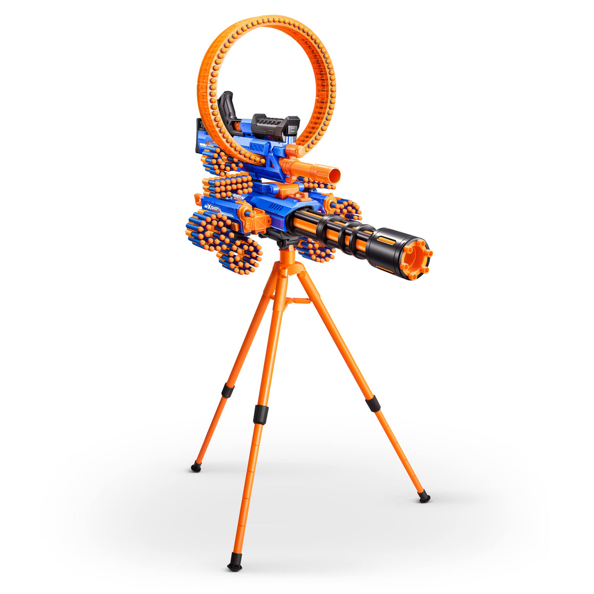 X-Shot Insanity Motorized Rage Fire by ZURU with 72 Darts, Motorized Blasting Power, Auto Feeding Belt, Tripod and Scope, Outdoor Toy for Boys and Girls, Teens and Adults ๐ All In One Marketplace Canada