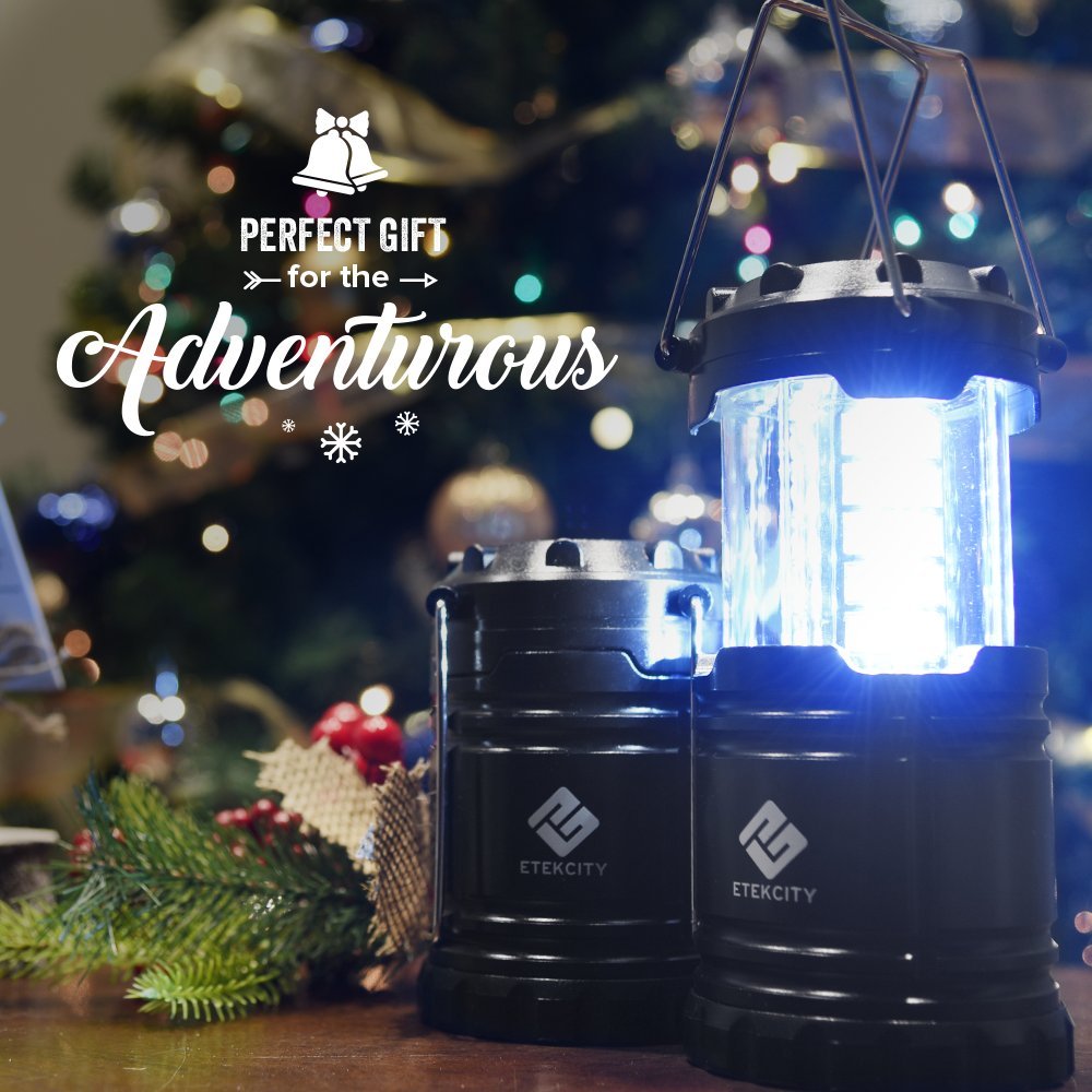 Etekcity LED Camping Lantern, 4 Pack, Battery Powered, Emergency Light ๐ All In One Marketplace Canada