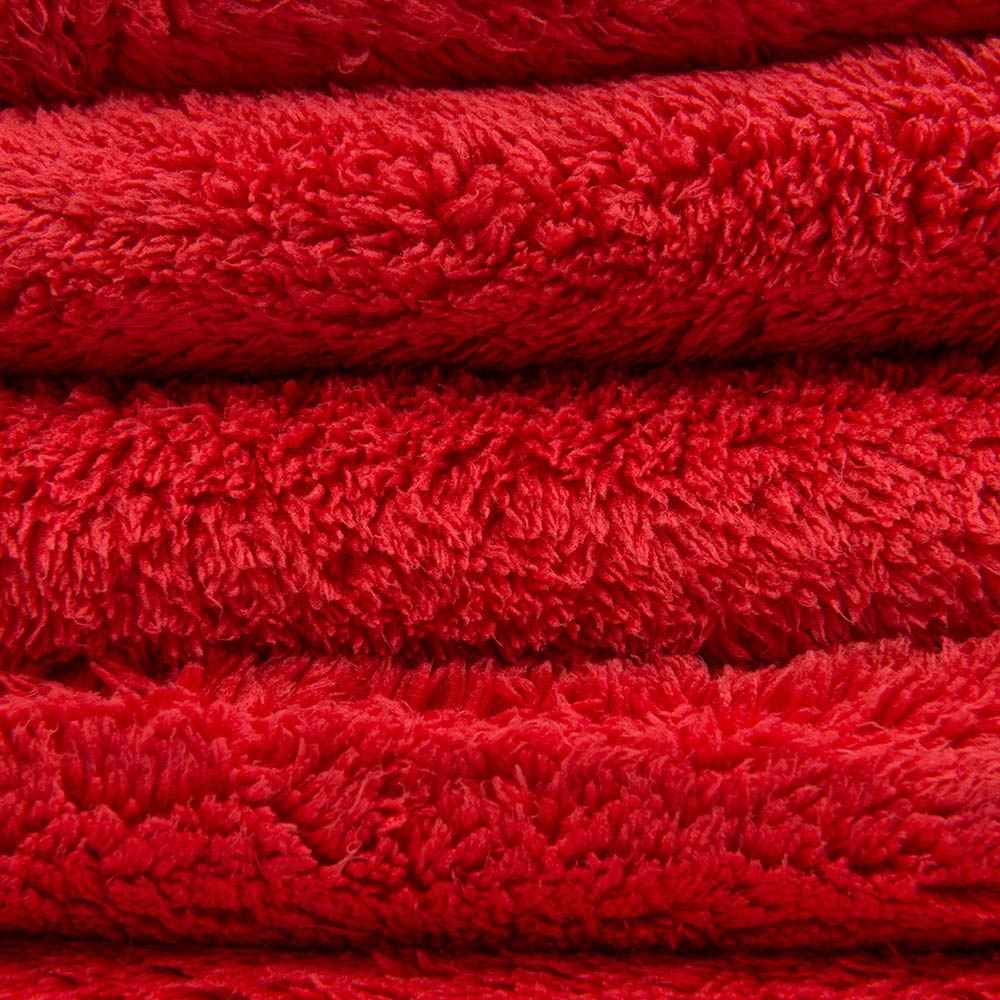 Chemical Guys Happy Ending Ultra Plush Edgeless Microfiber Towel, Red, 16" x 16" (Pack of 3) ๐ All In One Marketplace Canada