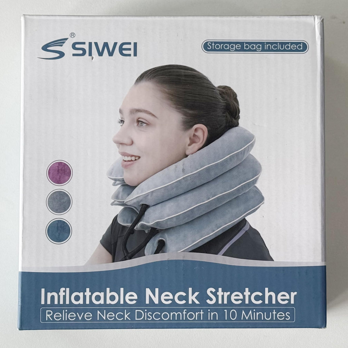 Cervical Neck Traction Device for Instant Neck Pain Relief - Inflatable & Adjustable Neck Stretcher Neck Support Brace, Neck Traction Pillow for Home Use Neck Decompression 🍁 All In One Marketplace Canada