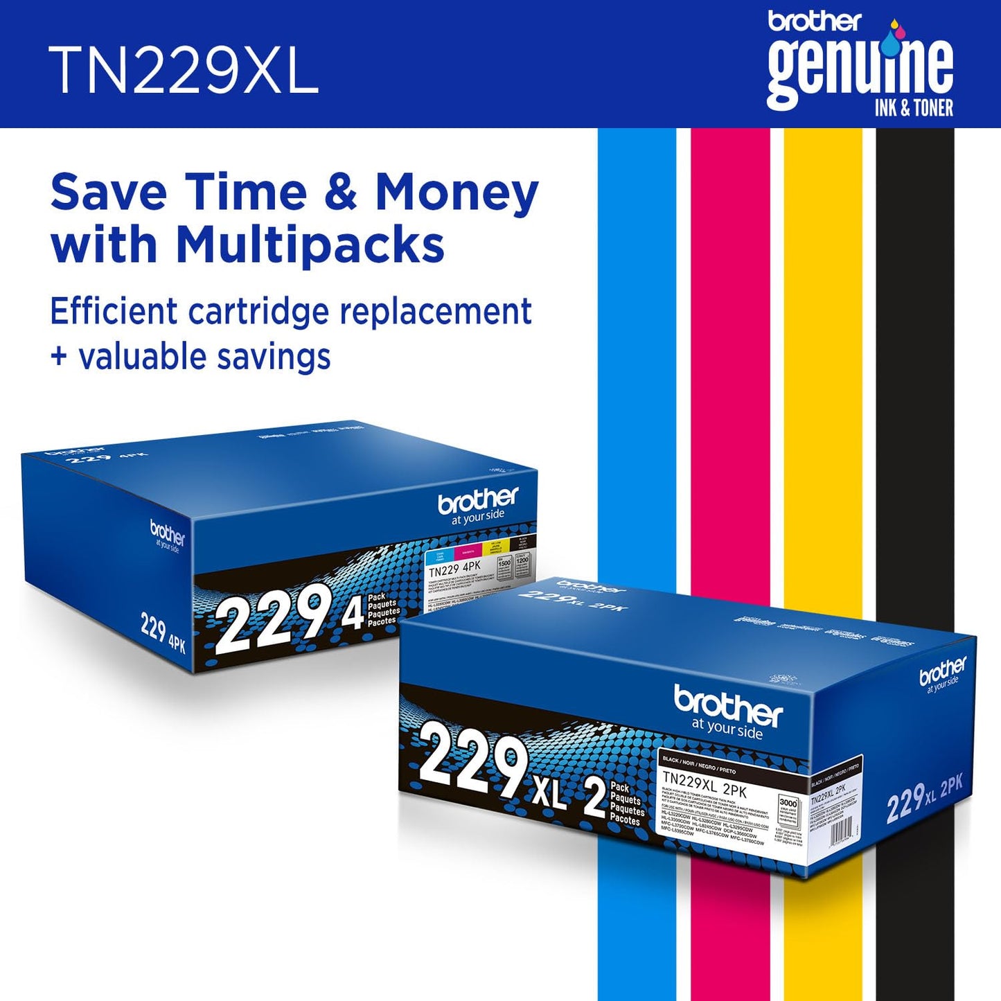 Brother TN229XLY High-Yield Yellow Toner Cartridge ๐ All In One Marketplace Canada