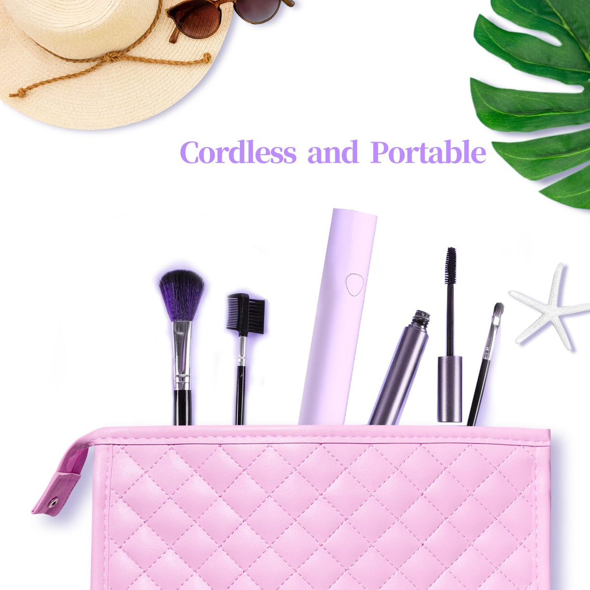 UV Light for Gel Nails, Denabuty Mini U V LED Nail Lamp Handheld with Stand, Portable Nail Dryer Rechargeable USB Cordless, Nail Light with 2 Timers for Fast Drying, Violet ๐ All In One Marketplace Canada