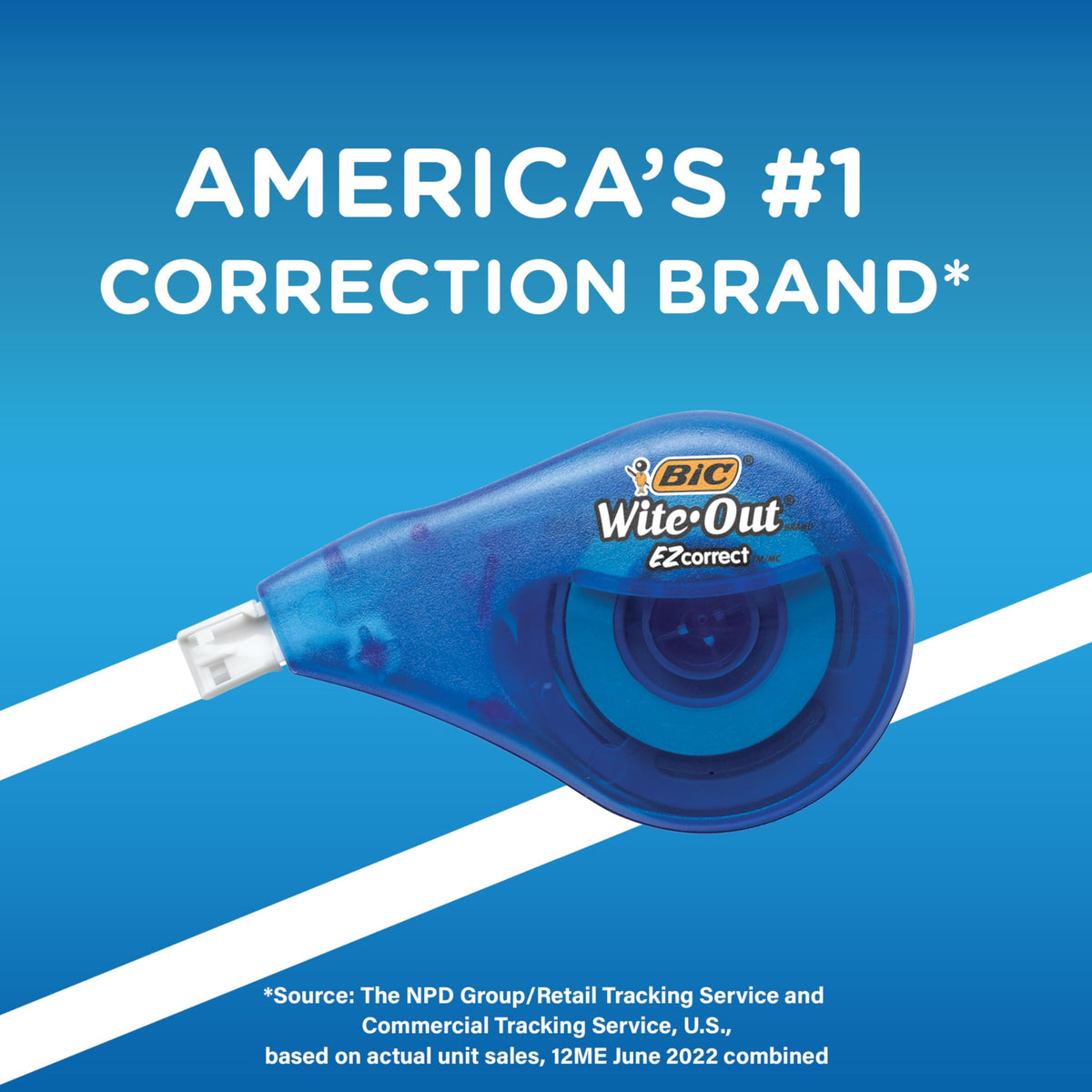 BIC Wite-Out EZ Correct Correction Tape, School Supplies for Students and Teachers, 10-Count Pack in White ๐ All In One Marketplace Canada
