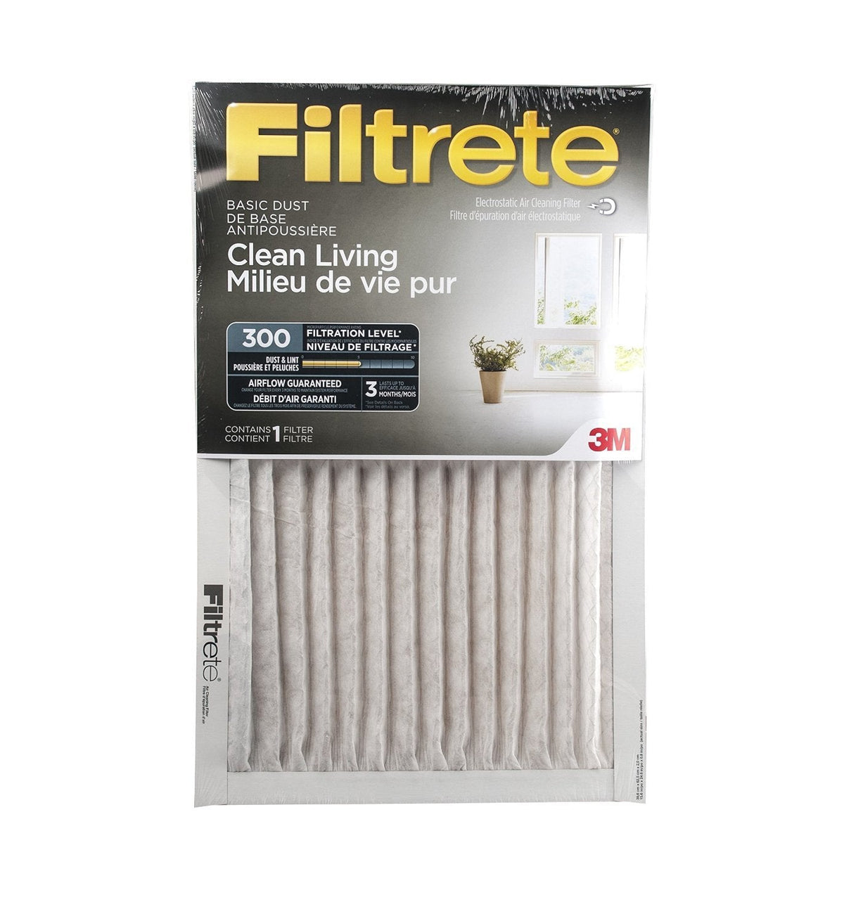 Filtrete 16x20x1 Furnace Filter, MPR 300, MERV 5, Clean Living Basic Dust 3-Month Pleated 1-Inch Air Filters, 6 Filters ๐ All In One Marketplace Canada