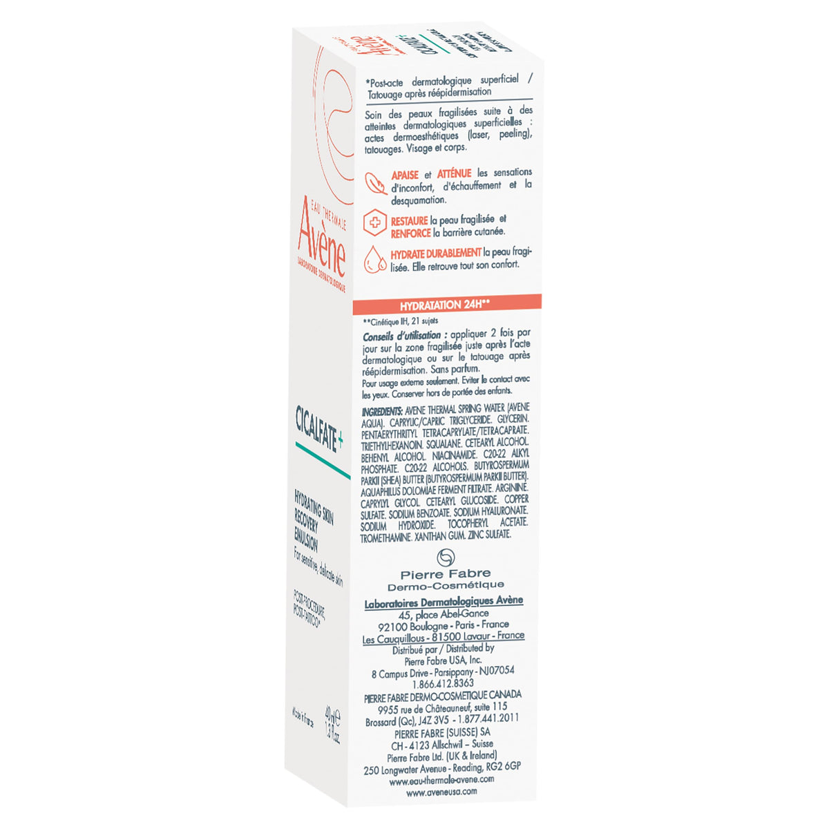 Eau Thermale Avene Cicalfate+ Hydrating Skin Recovery Emulsion, Superficial Dermatological Post-Procedure Skin Restore Emulsion Moisturizer, 40 ml ๐ All In One Marketplace Canada