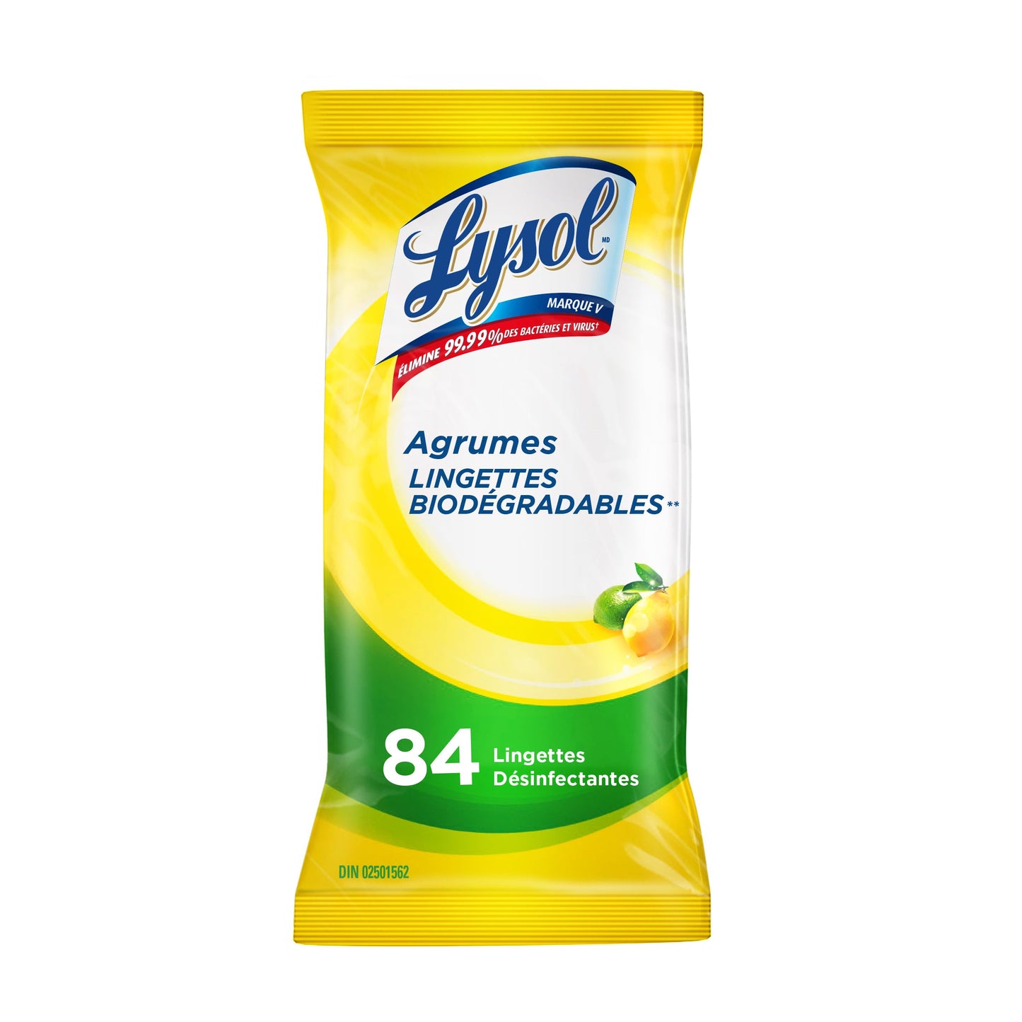 Lysol Disinfecting Wipes Flatpack, Citrus, Biodegradable Wipes, Kills 99.9% of Viruses & Bacteria, Bulk Pack of 4, 336 count (4 x 84 count) ๐ All In One Marketplace Canada
