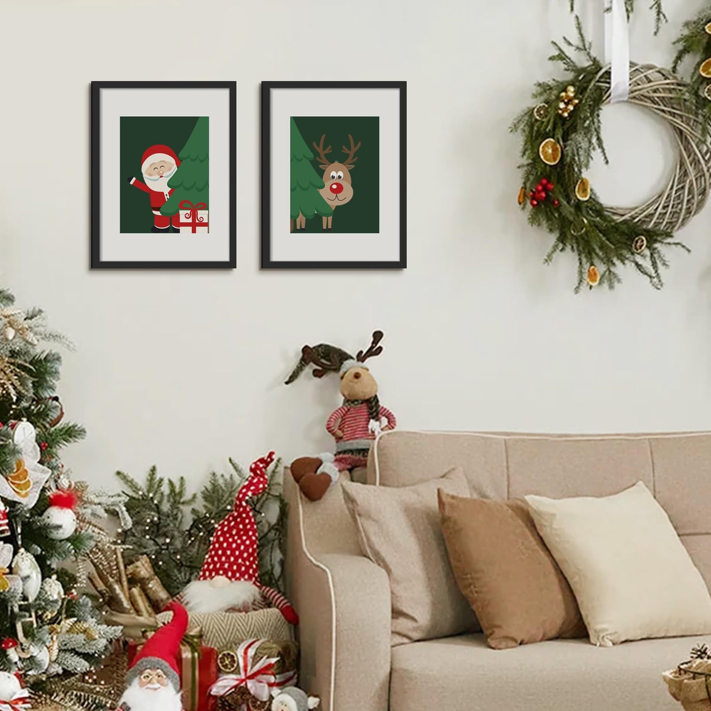 upsimples 12x16 Picture Frame, Display Pictures 8.5x11 with Mat or 12x16 Without Mat, Wall Hanging Photo Frames, Black ๐ All In One Marketplace Canada
