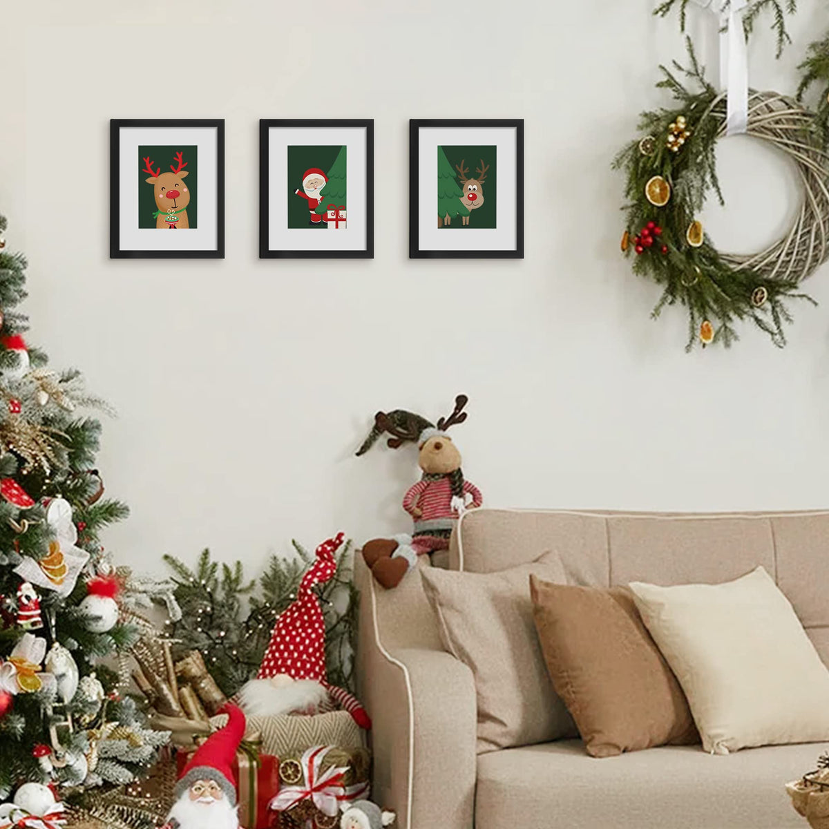 upsimples 8x10 Picture Frame Set of 5,Display Pictures 5x7 with Mat or 8x10 Without Mat,Wall Gallery Photo Frames, Black ๐ All In One Marketplace Canada
