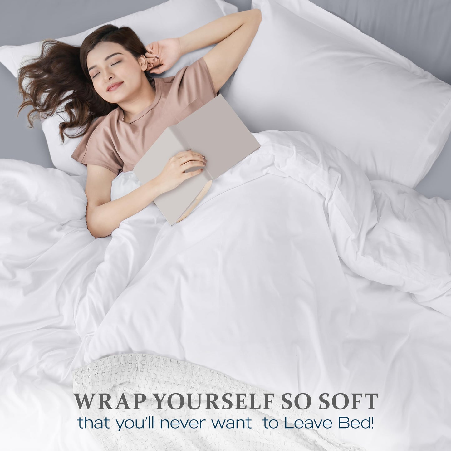 Utopia Bedding Duvet Cover Queen Size Set with Pillow Shams - Comforter Cover with Zipper Closure, 90X90 Inches & Pillow Shams 20X26 Inches (White) Comforter Not Included ๐ All In One Marketplace Canada
