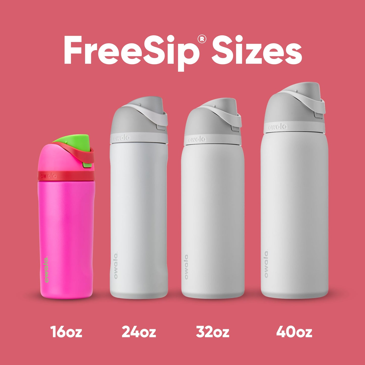 Owala Kids FreeSip Insulated Stainless Steel Water Bottle with Straw, BPA-Free Sports Water Bottle, Great for Travel, 16 oz, All the Berries ๐ All In One Marketplace Canada