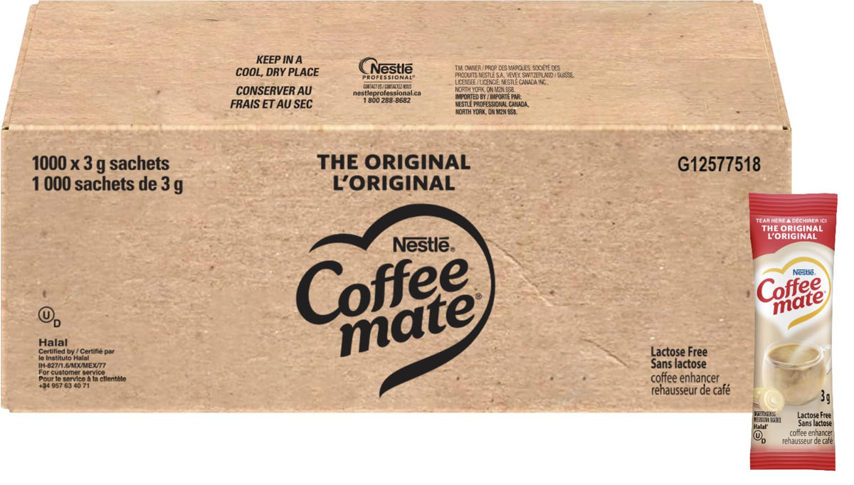 COFFEE MATE Original Coffee Creamer Powder, Lactose Free, 1000 x 3g ๐ All In One Marketplace Canada