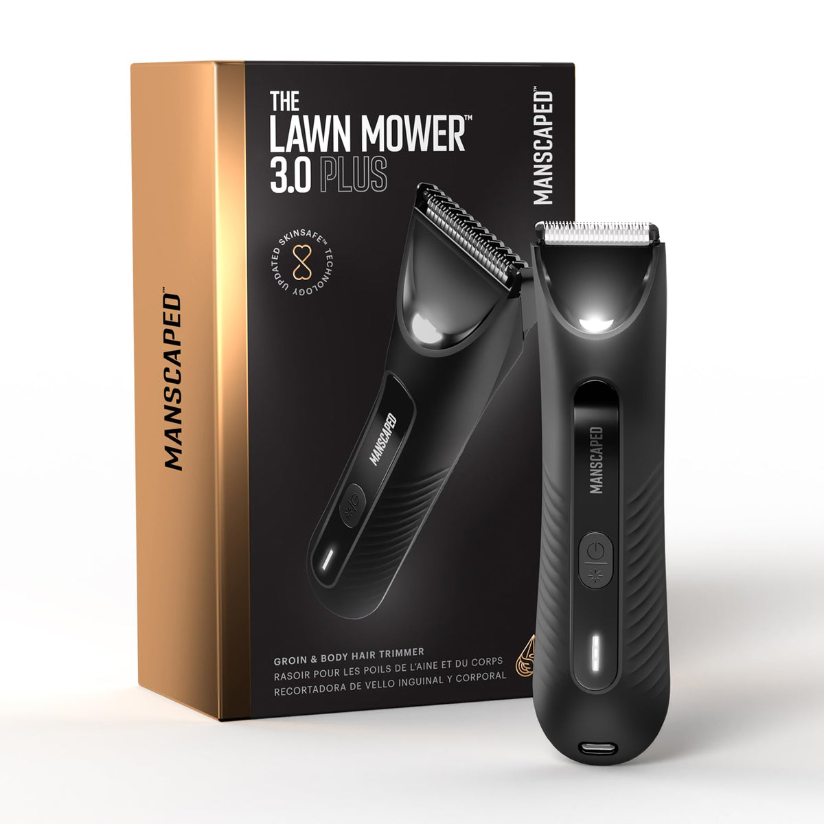 MANSCAPED® The Lawn Mower® 3.0 PLUS Groin & Body Hair Trimmer – Updated SkinSafe® Trimmer Blade, Waterproof Wet/Dry Groomer, USB-C Rechargeable, Men’s Wireless Ball Shaver 🍁 All In One Marketplace Canada