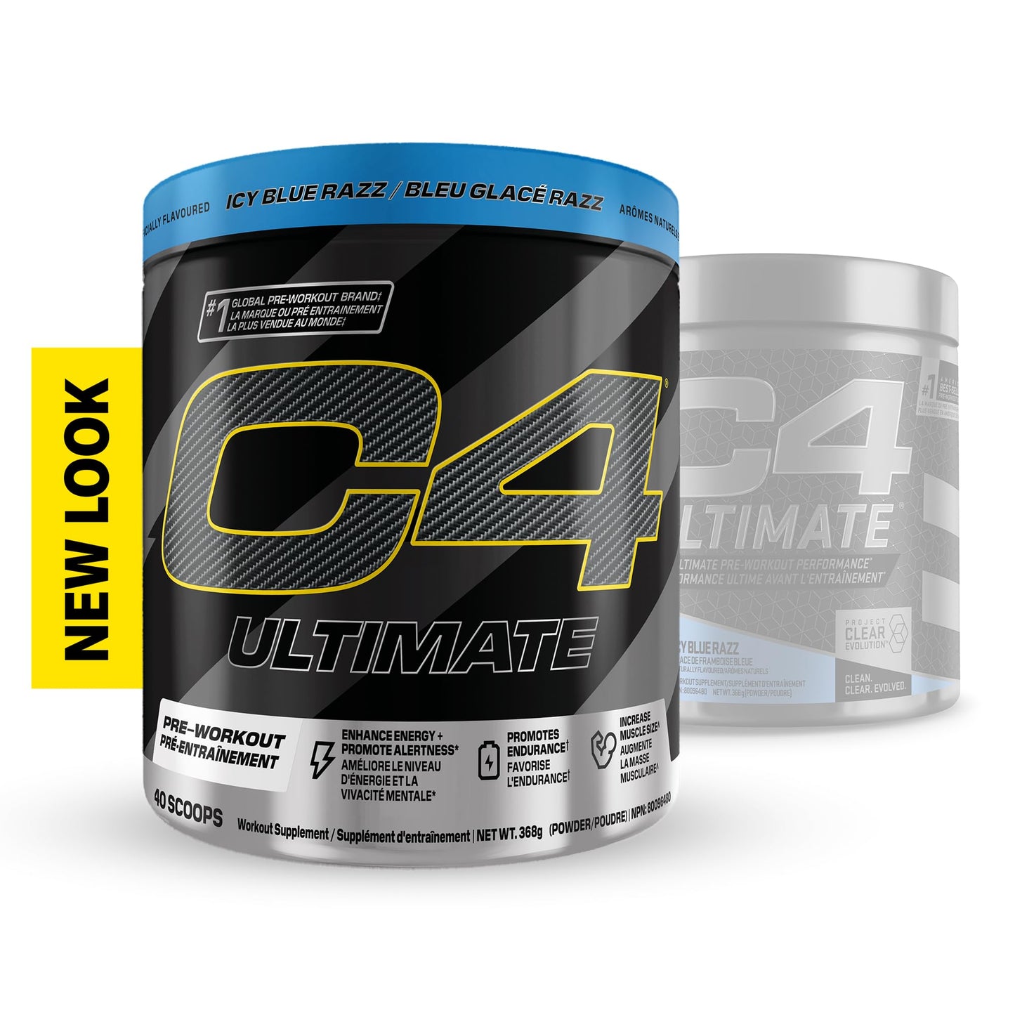 Cellucor C4 Ultimate Pre Workout Powder - Sugar Free Preworkout Energy with 300mg Caffeine and Creatine for Men & Women - Icy Blue Razz, 20 Servings ๐ All In One Marketplace Canada