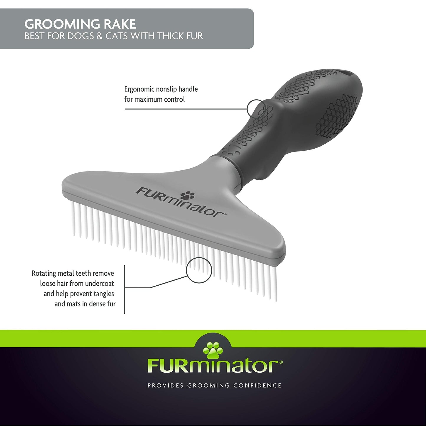 FURminator Grooming Rake, Updated Model ๐ All In One Marketplace Canada