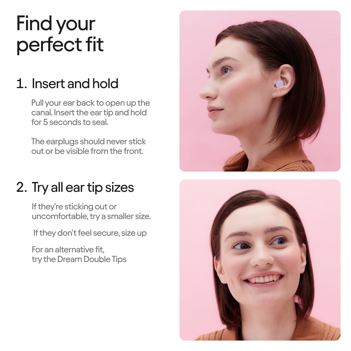 Loop Dream – Silicone/Memory Foam Earplugs for Sleep Comfort | Comfortable Ear Plugs for Muffling Snoring & Sleeping | Customized Fit | 27dB (SNR) Noise Reduction 🍁 All In One Marketplace Canada