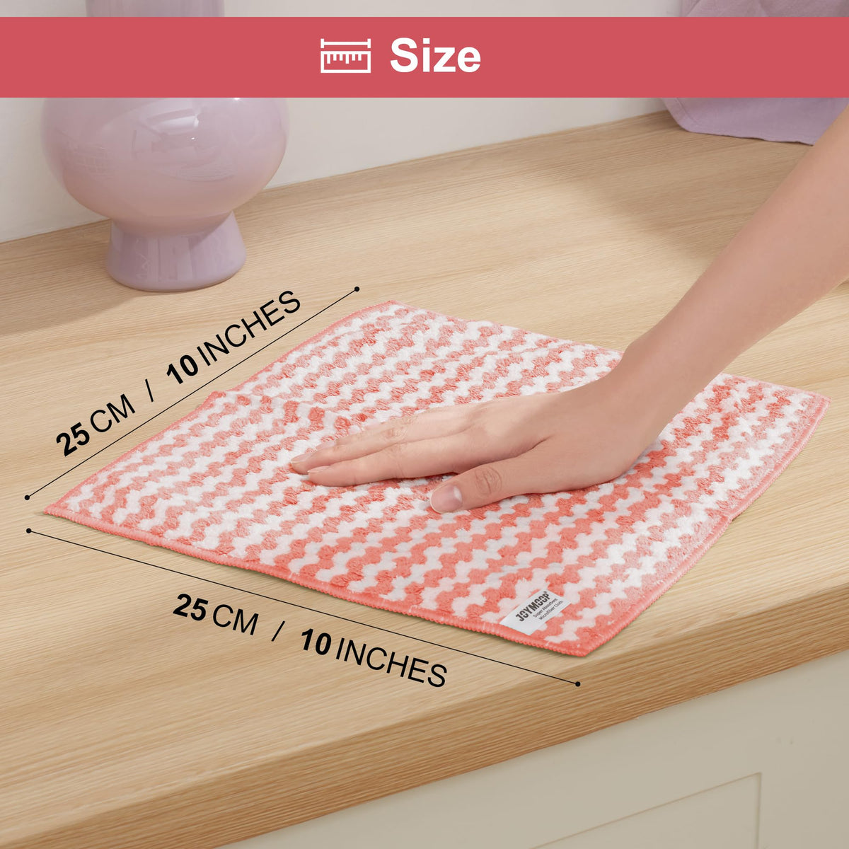 JOYMOOP Microfiber Cleaning Cloths, Dish Cloths for Washing Dishes, 18 Pack Kitchen Towels, Reusable and Washable Dish Towels for Dish Drying Washing, Absorbent Streak Free Lint Free Rags - 10" x 10" 🍁 All In One Marketplace Canada