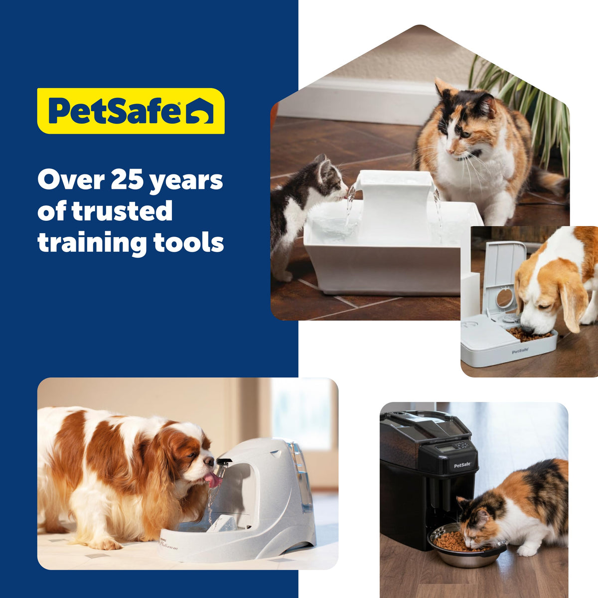 PetSafe Analog 2 Meal Programmable Pet Feeder, Automatic Dog and Cat Feeder - Dry or Semi-Moist Pet Food Dispenser, Slow Feed Portion Control (3 Cup/16 Ounce Total Capacity), Tamper-Resistant Design ๐ All In One Marketplace Canada