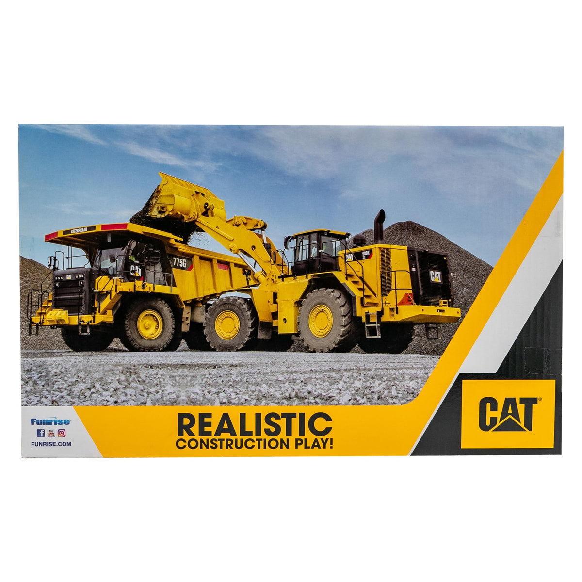 Cat Construction Toys, Steel Excavator 20" - Real Steel Body, Working Metal Bucket & Treads, Ergonomic Handles, Heavy-Duty Construction Vehicle for Indoor/Outdoor Play, Kids Ages 3 + 🍁 All In One Marketplace Canada