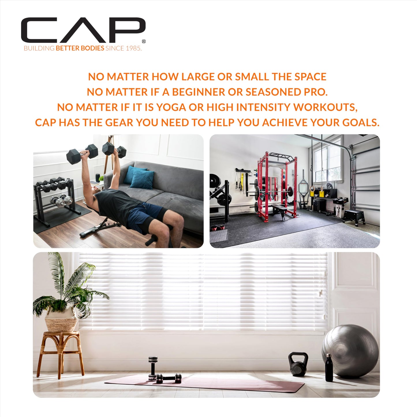 CAP Barbell 15 LB Pair Coated Hex Dumbbell Weight ๐ All In One Marketplace Canada