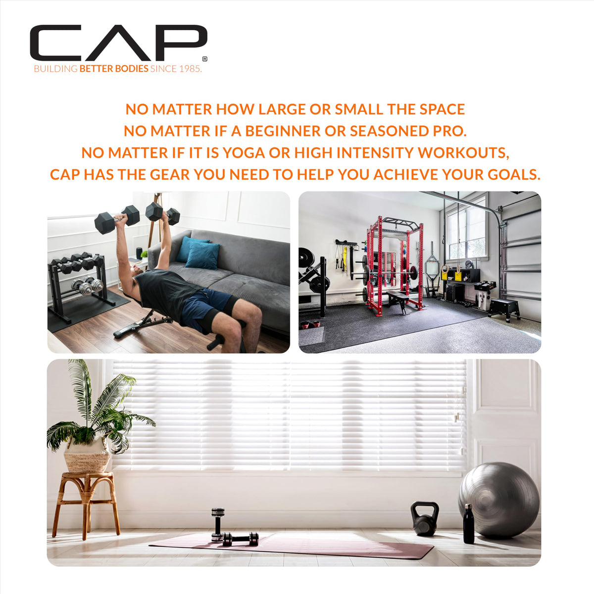 CAP Barbell 20 LB Pair Coated Hex Dumbbell Weight ๐ All In One Marketplace Canada