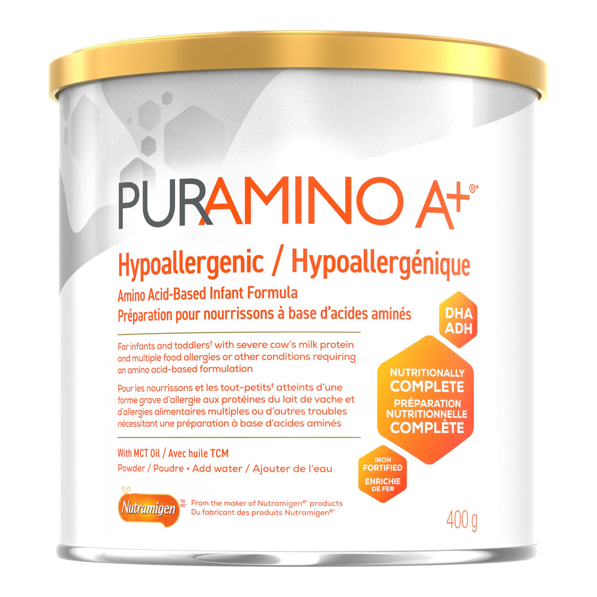 Puramino A+ Hypoallergenic Infant Formula, Powder, 400g ๐ All In One Marketplace Canada