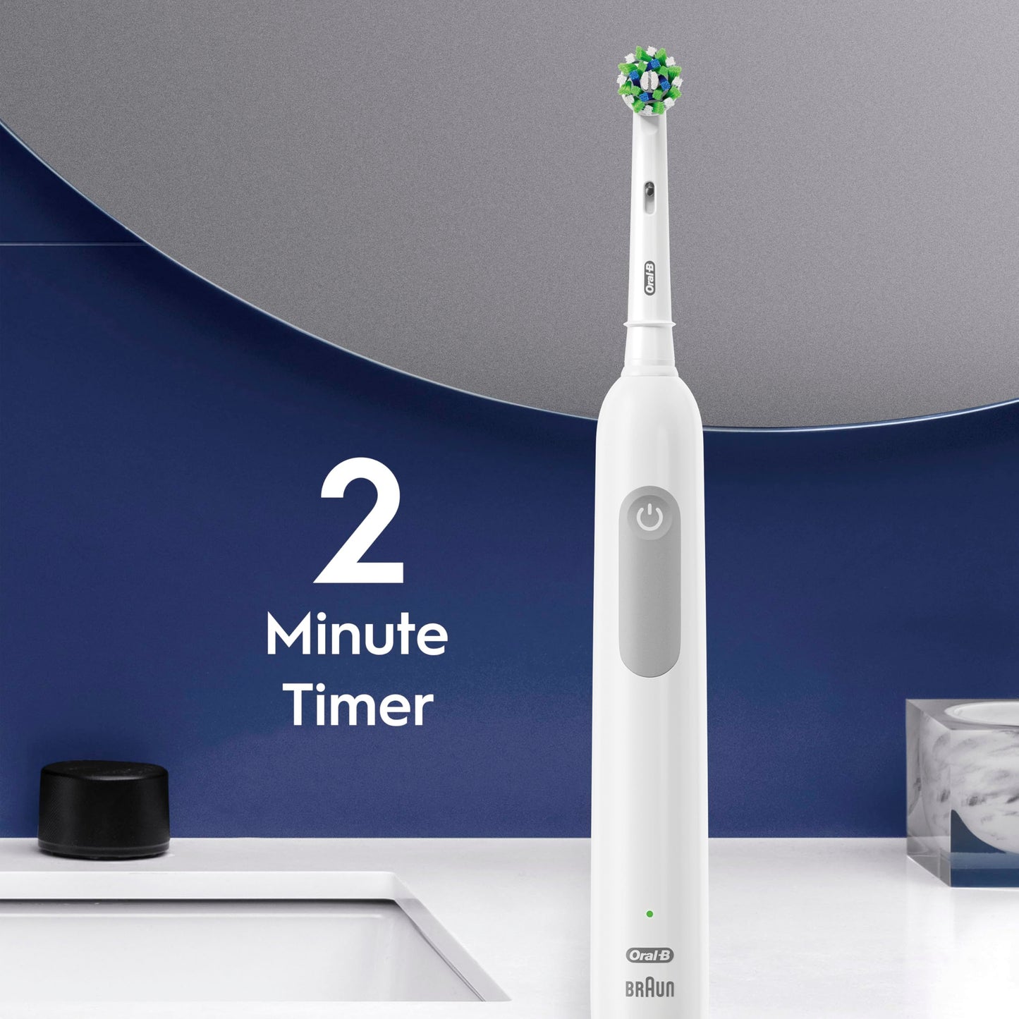 Oral-B Pro 1000 Electric Toothbrush, White, Rechargeable Power Toothbrush with 1 Brush Head π All In One Marketplace Canada