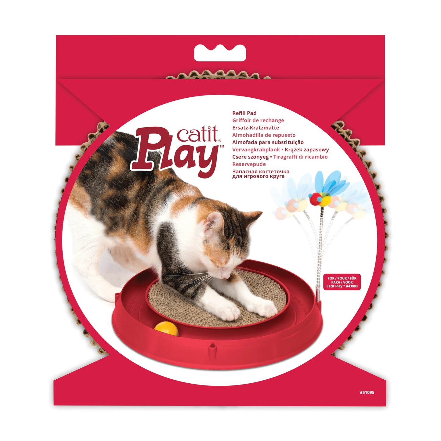 Catit Catit Play 3 in 1 Circuit Ball Toy with Scratch Pad π All In One Marketplace Canada