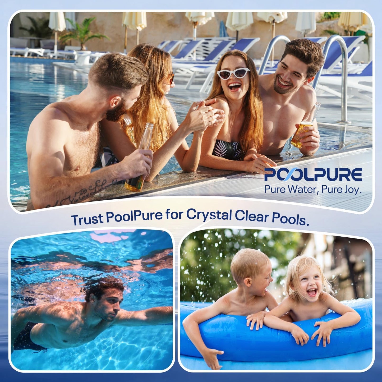 POOLPURE PLFPRB25-IN Hot Tub Filter Replace Unicel C-4326, Guardian 413-106, Filbur FC-2375, FC-2370, 3005845, 17-2327, 100586, 33521, 25392, 817-2500, 5X13 Drop in Spa Filter 2 Pack š All In One Marketplace Canada
