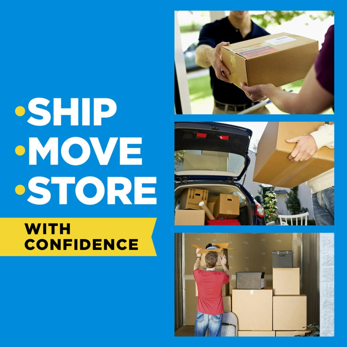 Scotch Packing Tape Heavy Duty Shipping Tape, 1.88" x 50m, 6 Rolls ๐ All In One Marketplace Canada