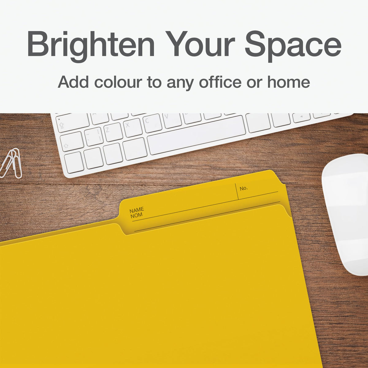 Pendaflex Colour File Folders, 1/2 Cut Tab, Letter, Yellow, 100/Box ๐ All In One Marketplace Canada