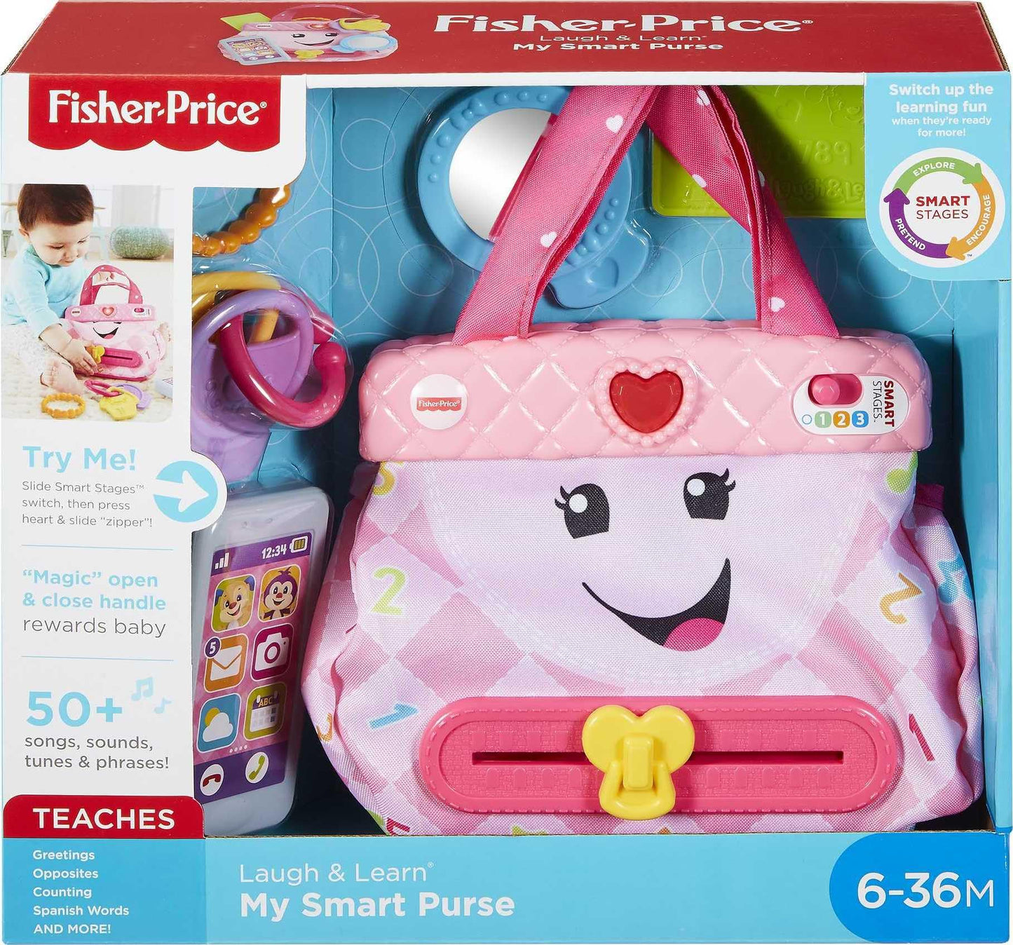 Fisher-Price Laugh & Learn Toy My Smart Purse ๐ All In One Marketplace Canada
