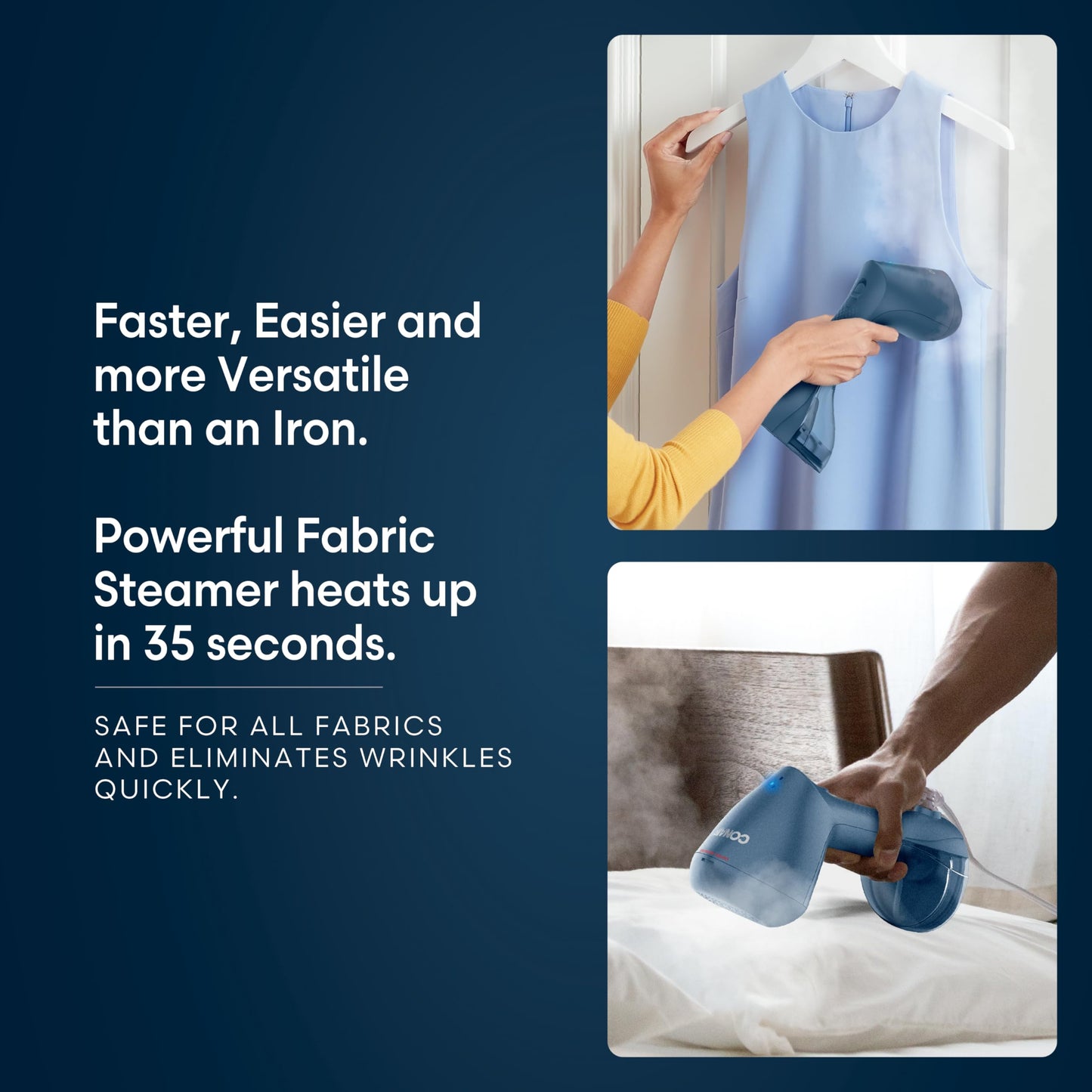 Conair Handheld Fabric Steamer for Clothes, Portable Handheld Design, 1200 watts, Strong Penetrating Steam, 35-second heat-up ๐ All In One Marketplace Canada