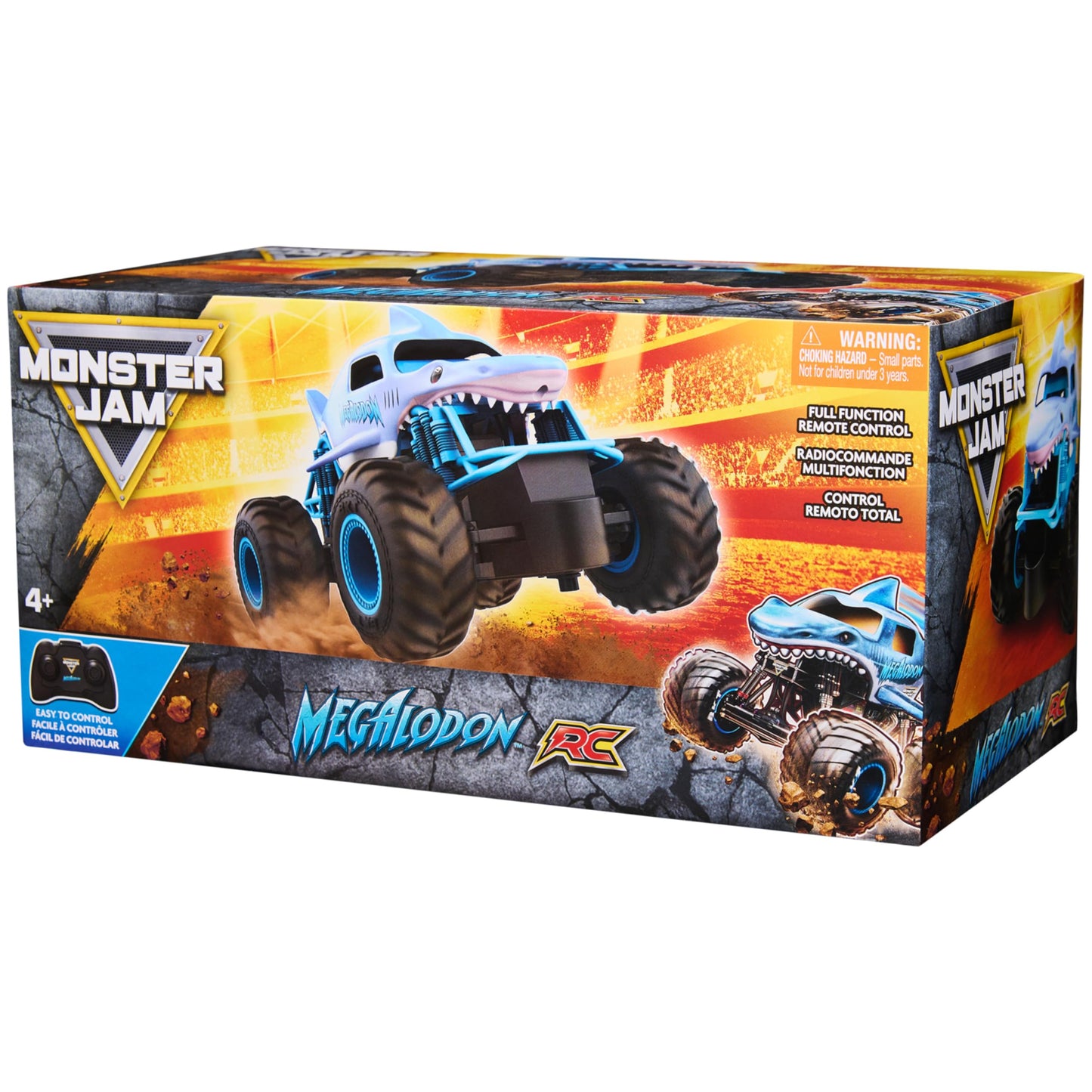 Monster Jam, Official Megalodon Remote Control Monster Truck, 1:24 Scale, 2.4 GHz, for Ages 4 and Up ๐ All In One Marketplace Canada