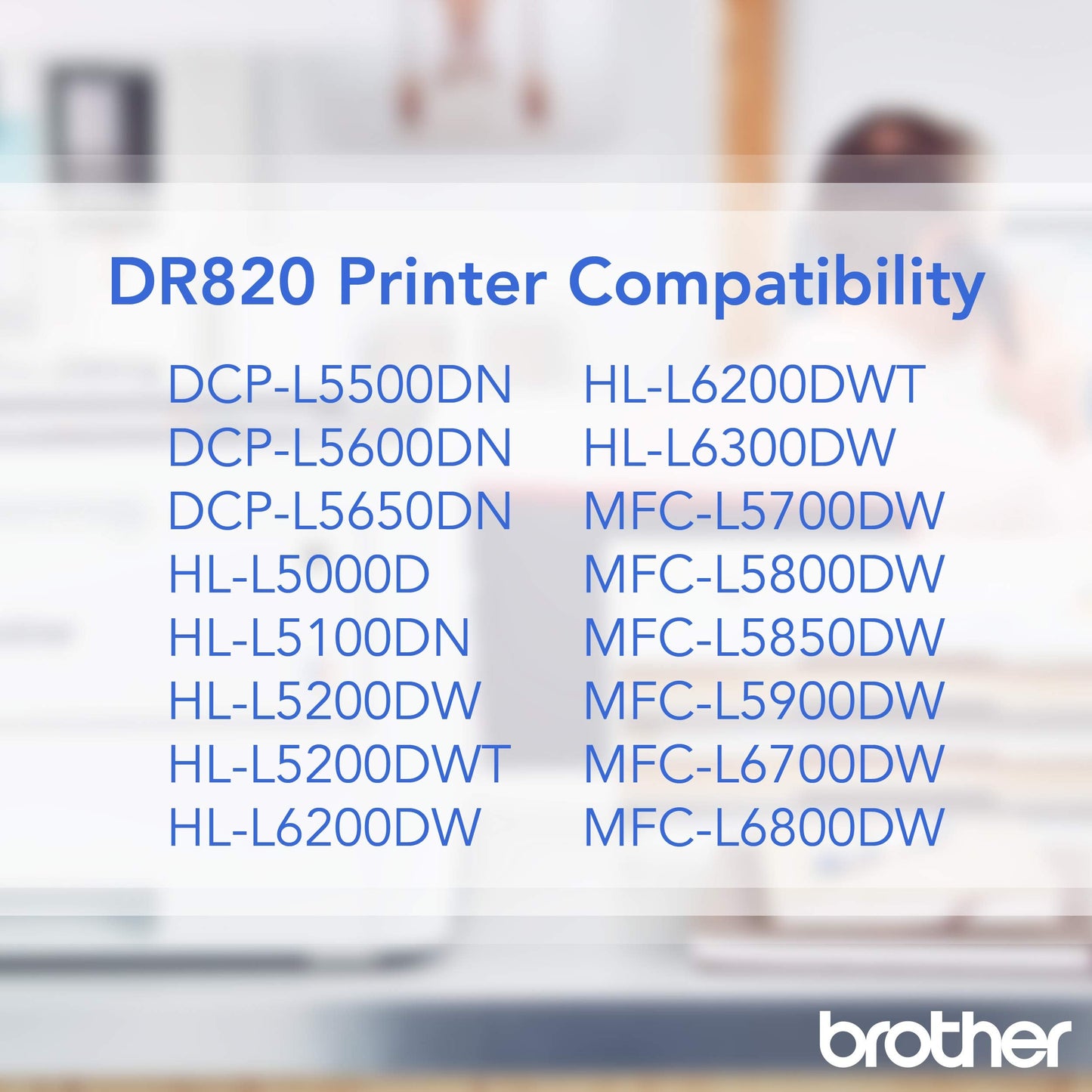 Brother Genuine Drum Unit, DR820, Seamless Integration, Yields Up to 30,000 Pages, Black ๐ All In One Marketplace Canada