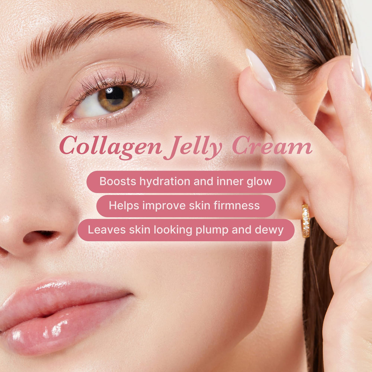 Medicube Collagen Jelly Cream- Niacinamide & Freeze-Dried Hydrolyzed Collagen - Boosts skin's barrier hydration and gives 24h Glow & Lifted Look - Korean skincare (1.69 Fl Oz (Pack of 1)) 🍁 All In One Marketplace Canada