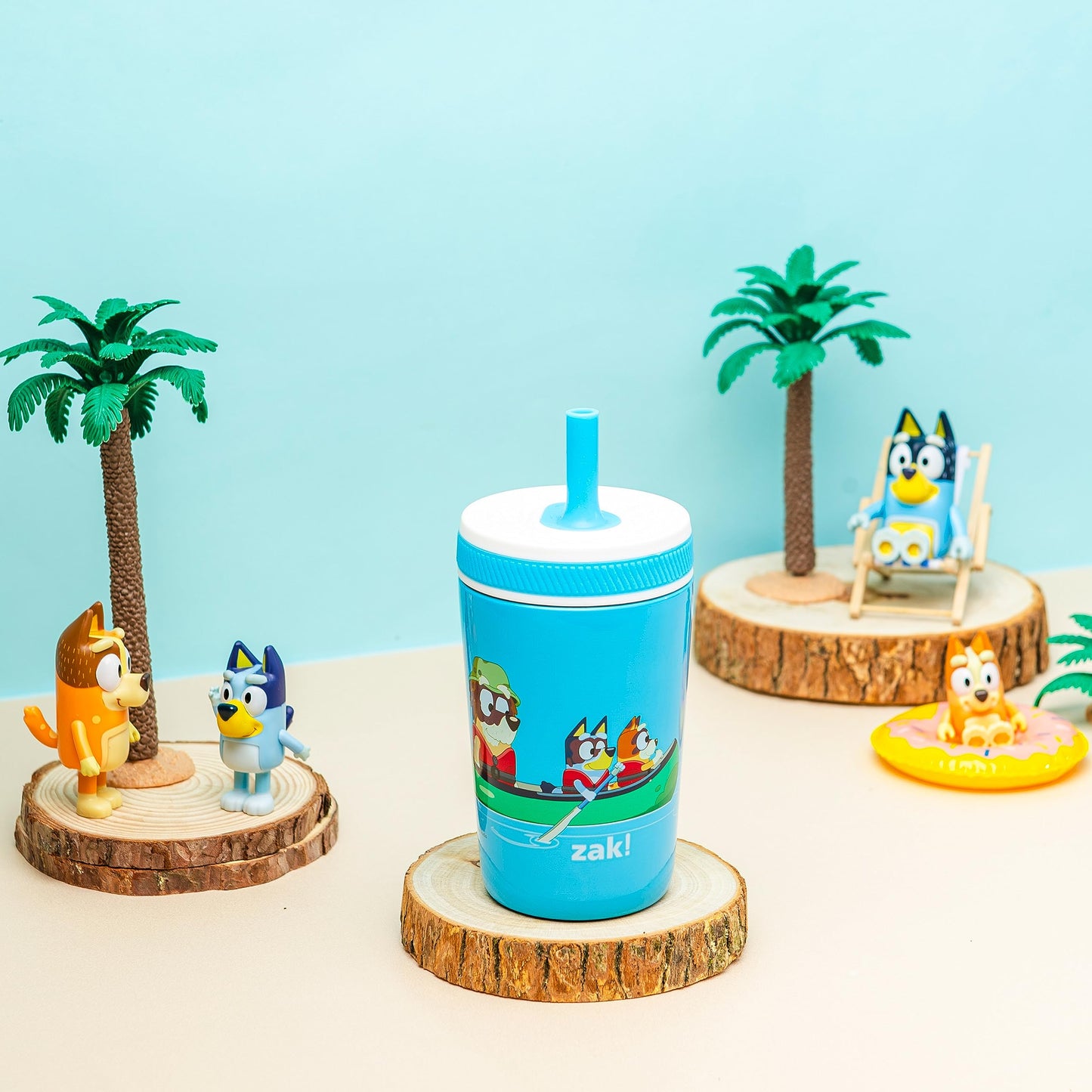 Zak Designs Bluey Kelso 12oz Stainless Steel Leak-Proof Toddler Straw Cup ๐ All In One Marketplace Canada