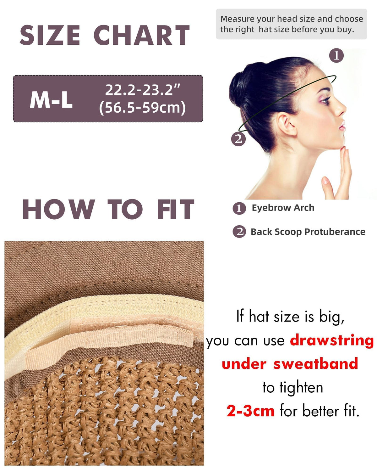 FURTALK Sun Hats for Women Handmade Summer Beach Hat Wide Brim Straw Hat Foldable Packable UPF 50 Crochet Travel Bucket Hat Kahaki ๐ All In One Marketplace Canada