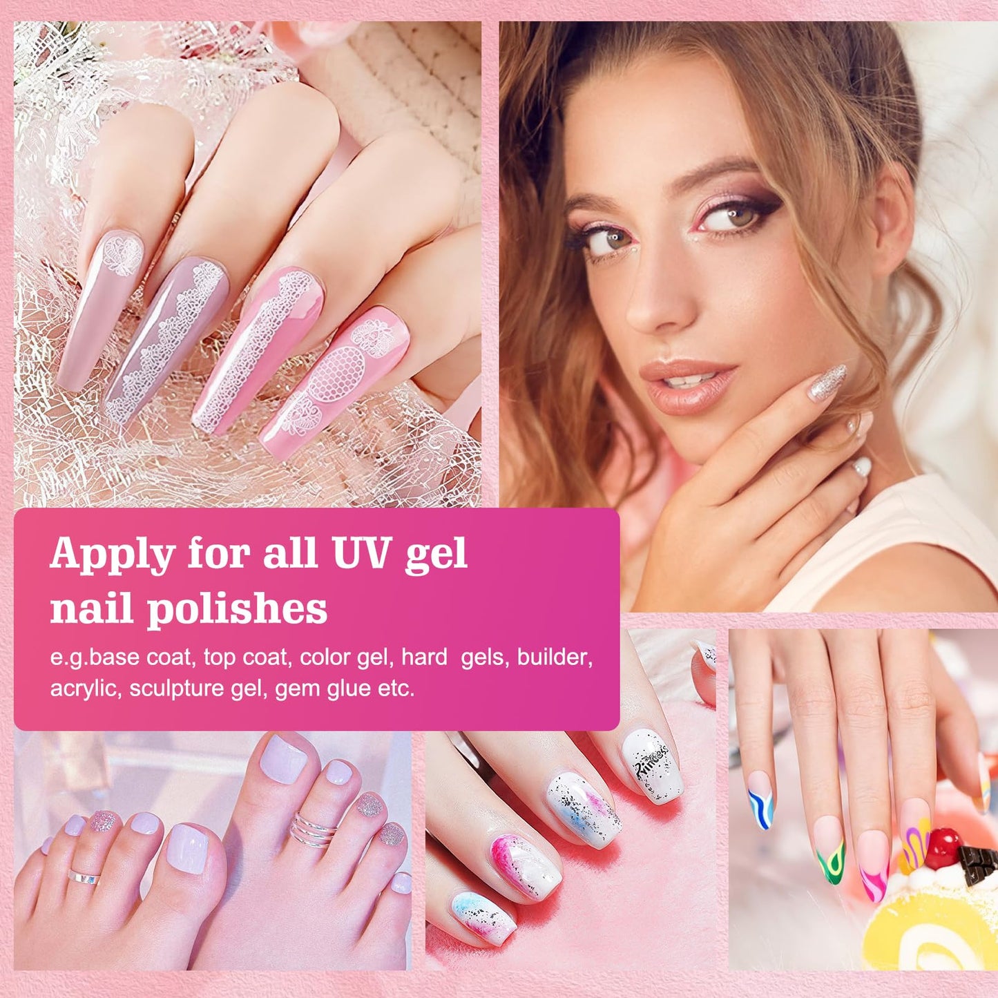 UV Nail Light, LKE Nail Dryer UV Light for Gel Nails with 3 Timers Professional UV LED Nail Lamp for Gel Nail Polish Kit Nail Art Tools Accessories in Home Use ๐ All In One Marketplace Canada